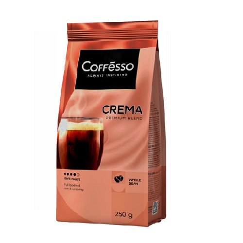 Coffesso Crema, зерно, 250 гр